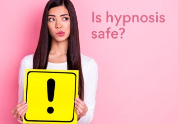 A woman wondering if hypnosis is safe